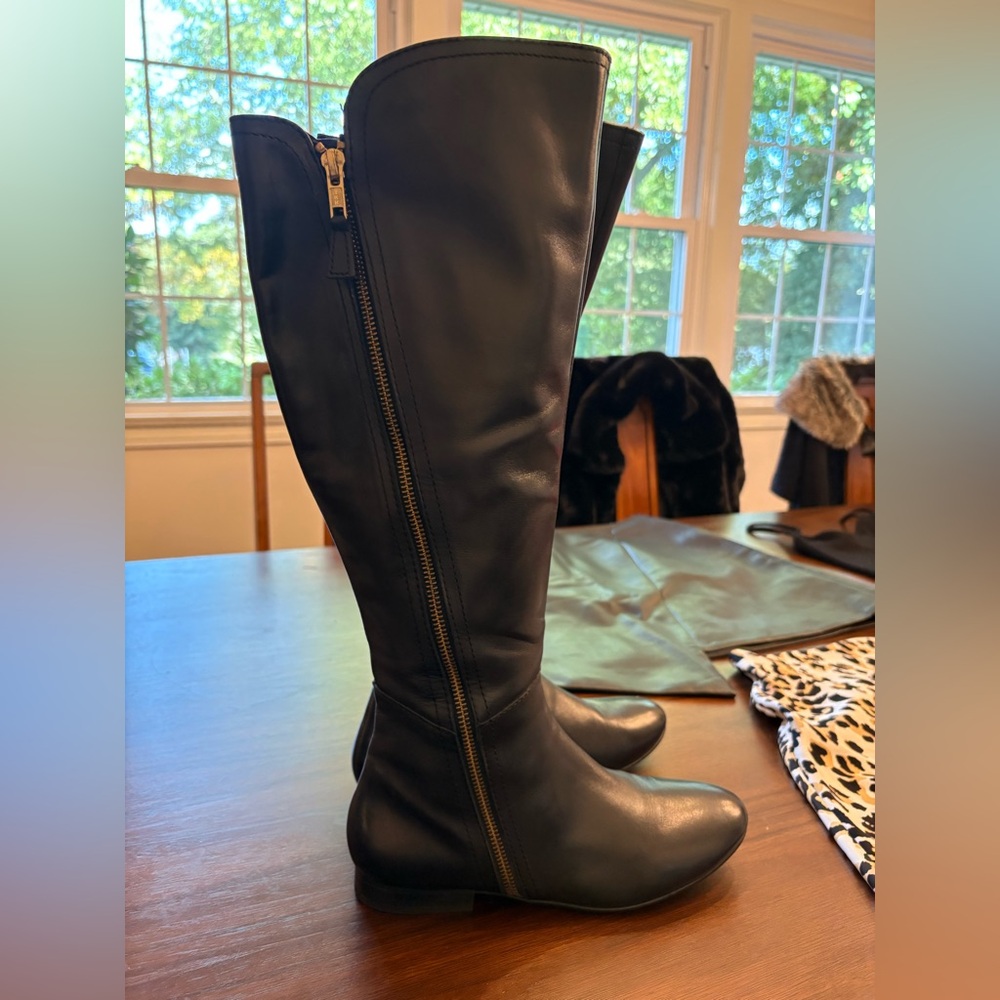 Elegant Black Over the Knee Boots